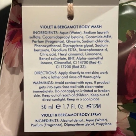 Ted Baker Violet & Bergamot Little Beauties 4-Piece Gift Set NWT - Picture 9 of 13